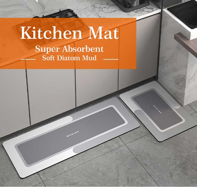 Printed deign Absorbent kitchen carpet Soft Kitchen Mat(图1)