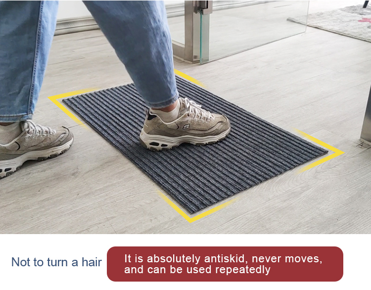 Home using indoor non slip ribs surface Self-adhesive Door mat(图6)