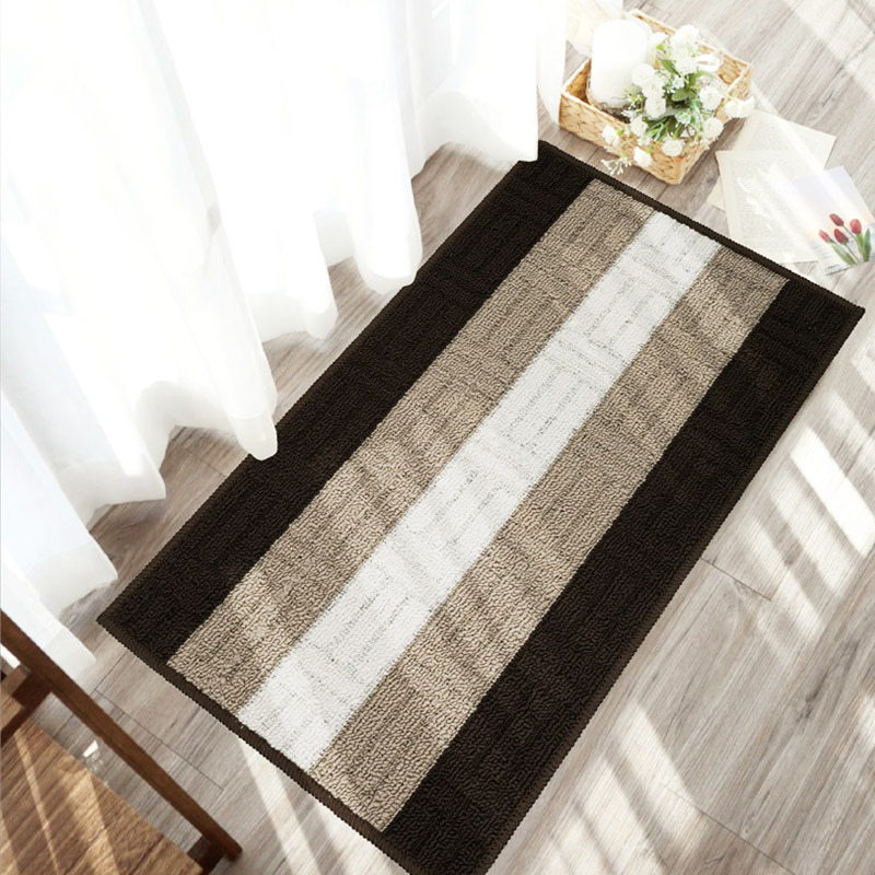 Floor mat tufted Area Rug custom carpet Absorbent non-slip tufted doormats(图1)