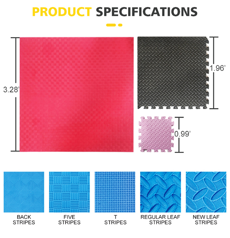 Judo Mat Tatami 4CM EVA Taekwondo Tatami Martial Arts Puzzle Mat for exercise(图4) Judo Mat Tatami 4CM EVA Taekwondo Tatami Martial Arts Puzzle Mat for exercise(图4)